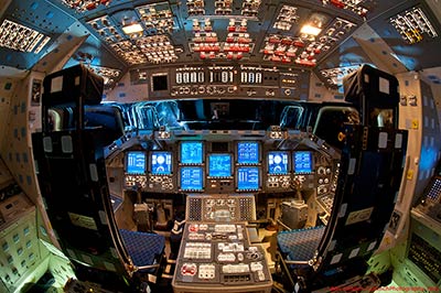 Endeavour flight deck